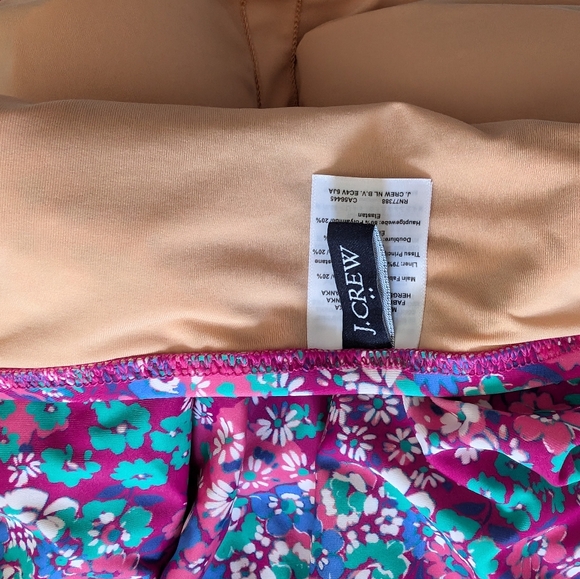 JCrew Factory Ruched Bandeau One Piece - Picture 5 of 5